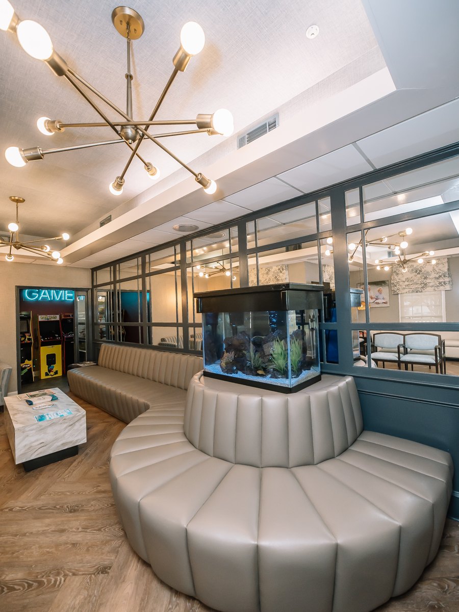 The RAO game room lounge