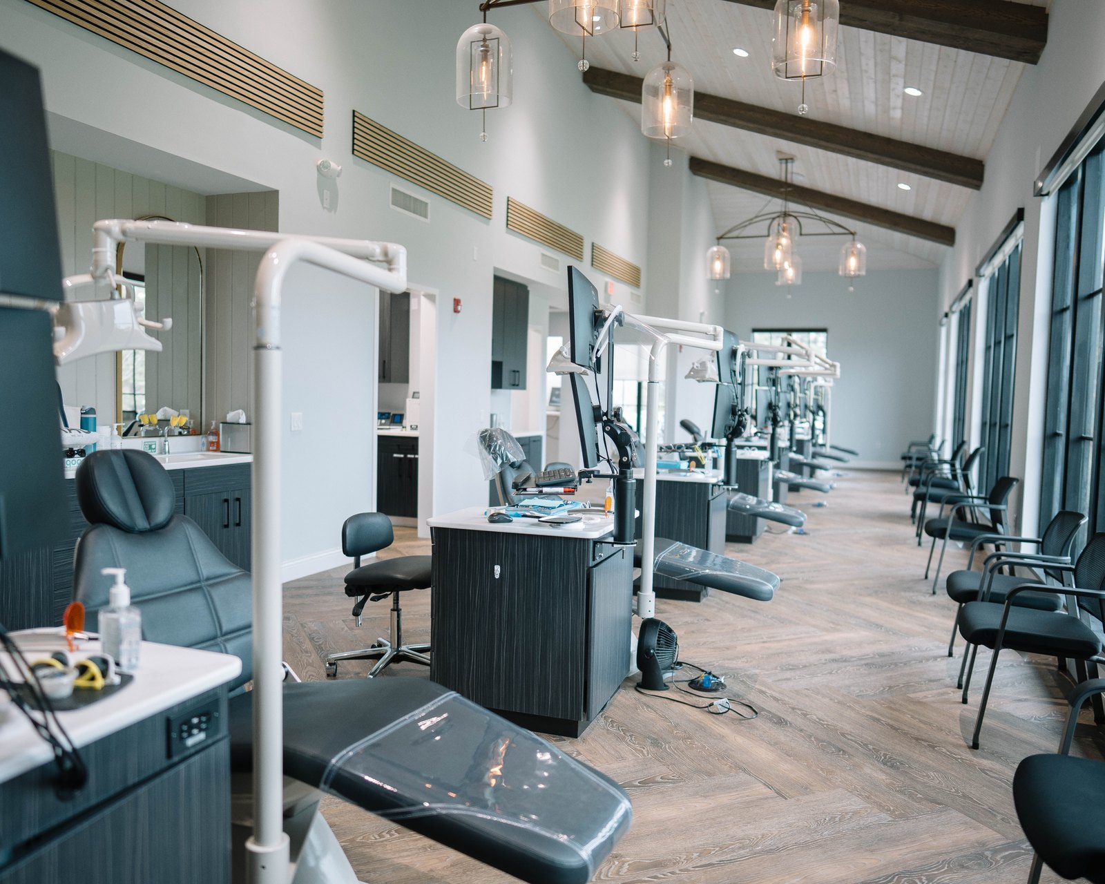 LightForce treatment bay at Rogers & Andrews Orthodontics